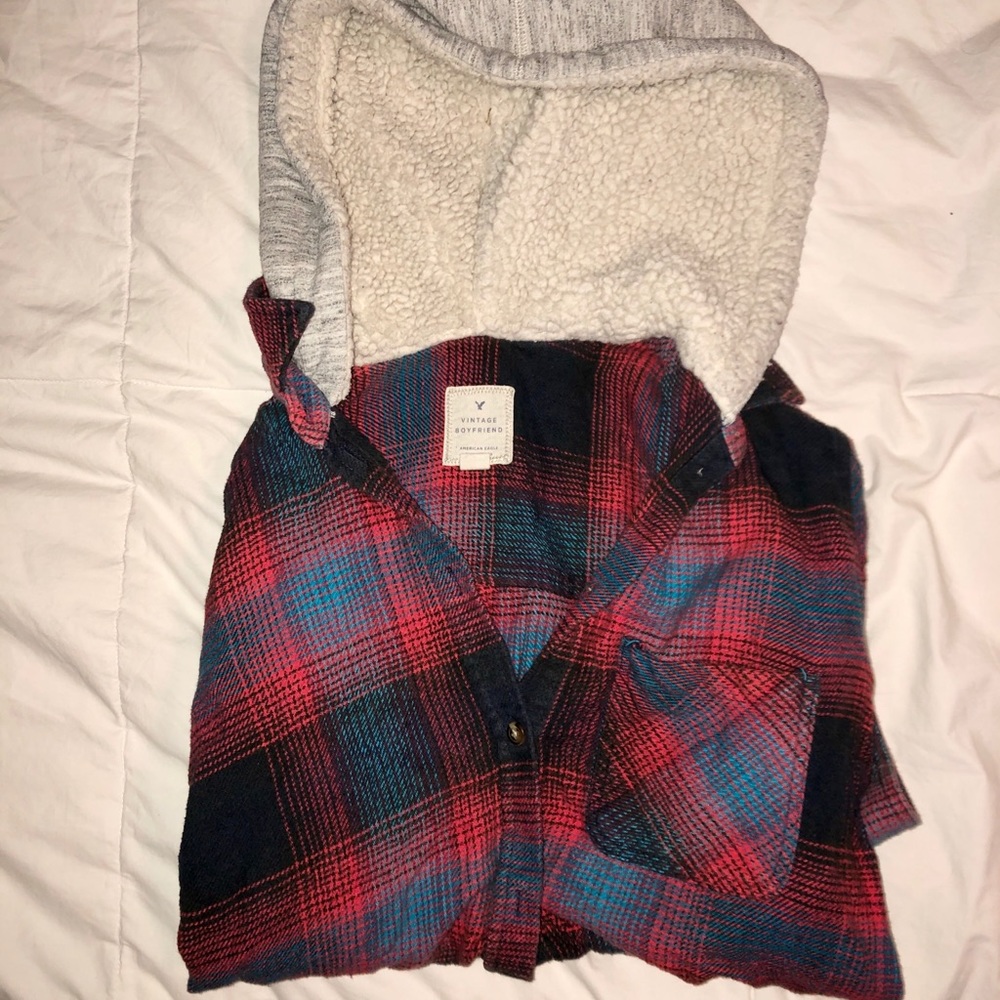 Vintage Boyfriens Flannel Coat